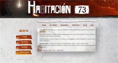 Desktop Screenshot of habitacion73.com
